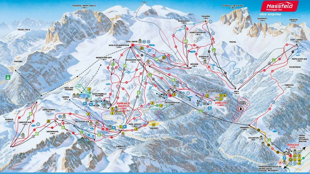Trasy narciarskie - Nassfeld , 24/01/2027 – 30/01/2027