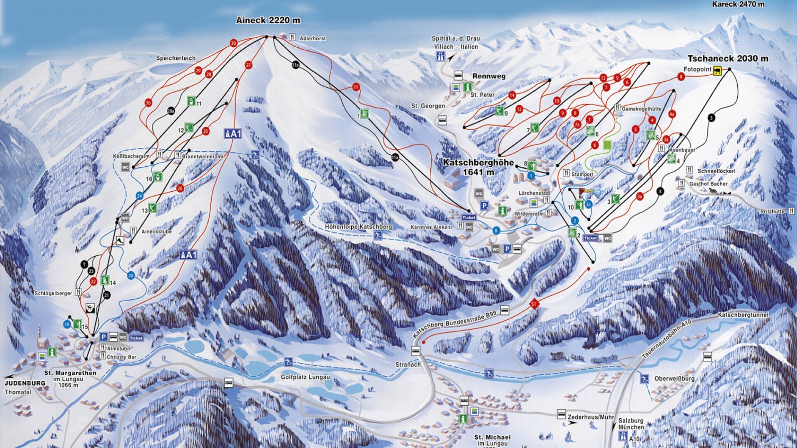 Trasy narciarskie - Katschberg – Aineck , 07/02/2027 – 13/02/2027